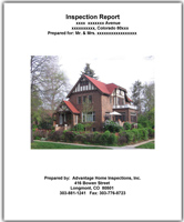 mark pepin of advantage home inspections sample report for boulder longmont niwot 
              loveland erie frederick firestone superior broomfield